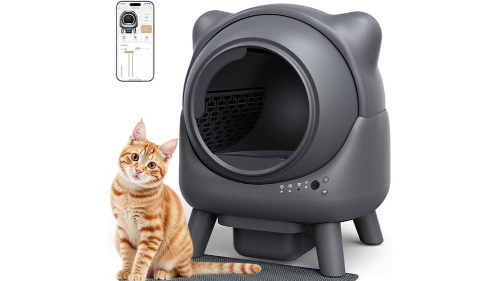 self cleaning litter box technology