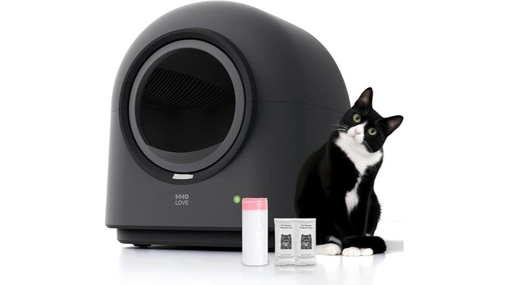 self cleaning litter box with deodorizer