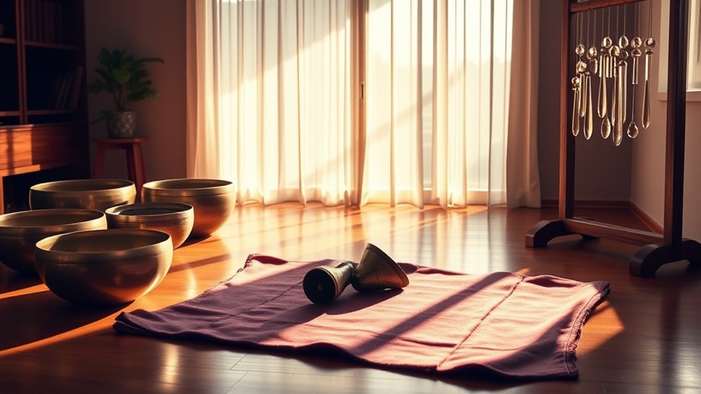 serene organized sound sanctuary