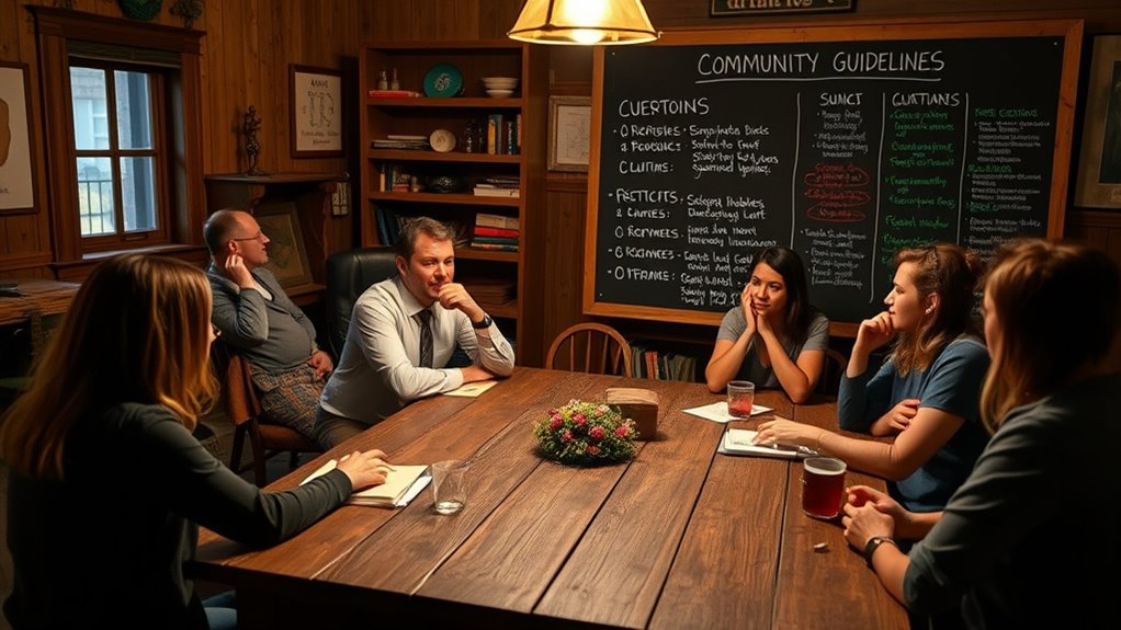 set clear respectful guidelines