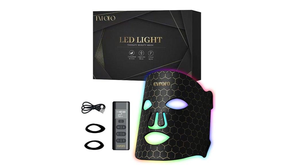 seven color led facial mask