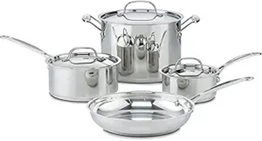 seven piece cookware collection
