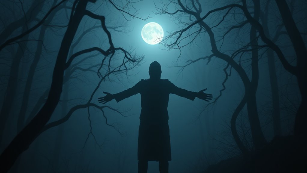 shadow figures appear suddenly