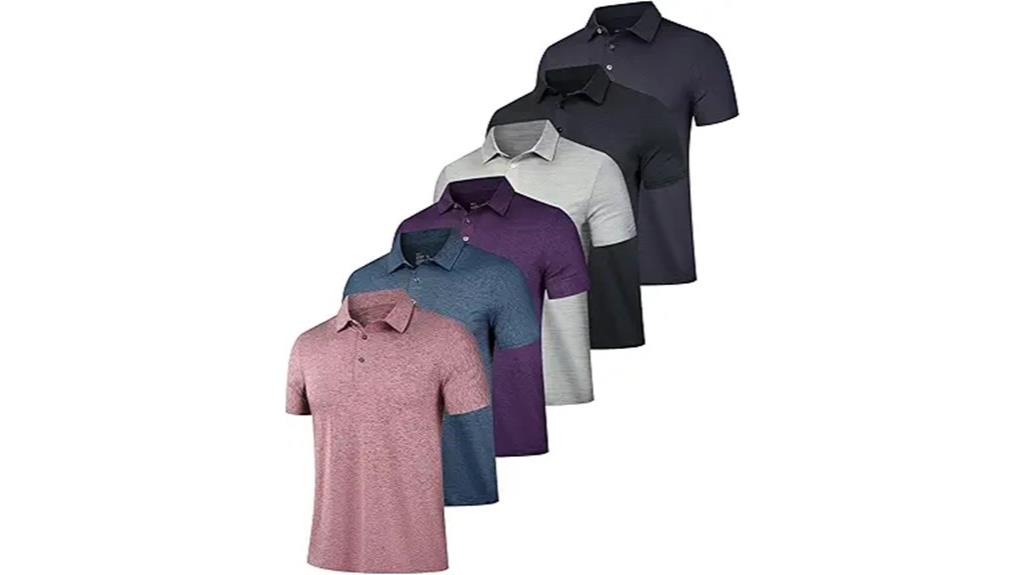 six pack men s polo shirts