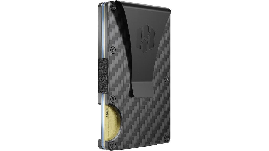 slim rfid wallet with clip