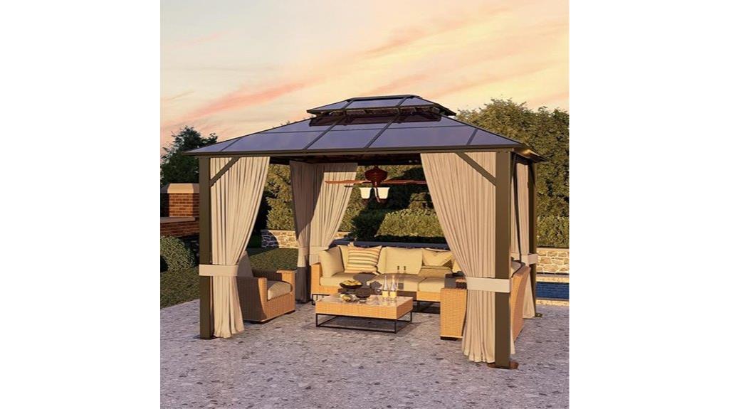 small polycarbonate gazebos