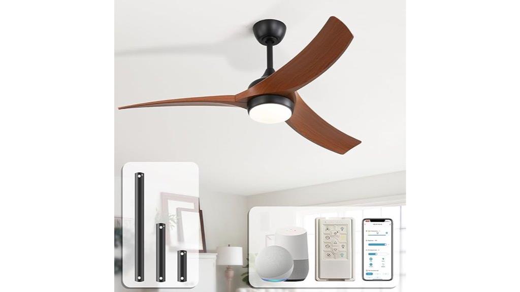 smart ceiling fan with lights