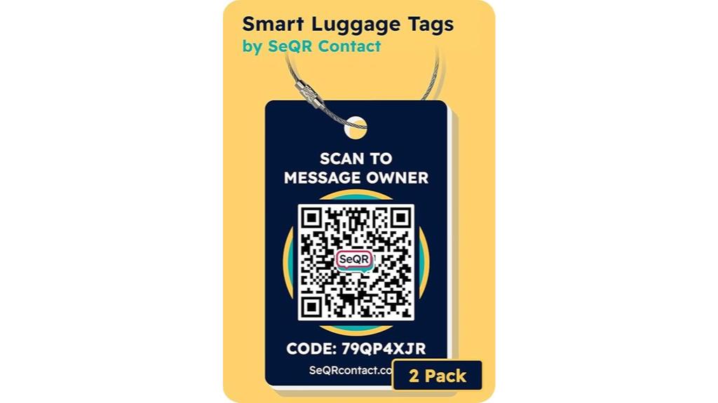 smart luggage privacy tags