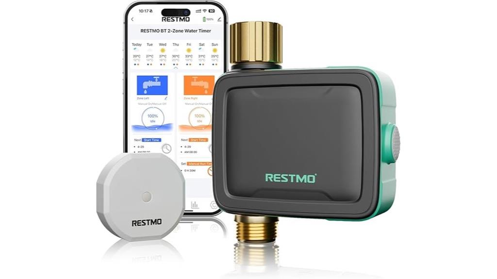 smart sprinkler with flow