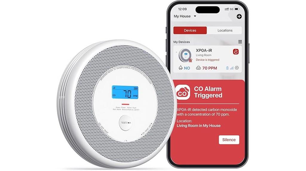 smart voice smoke alarm