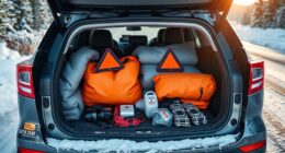 snow travel emergency kits