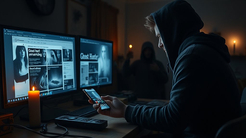 social media ghost hunting collaboration