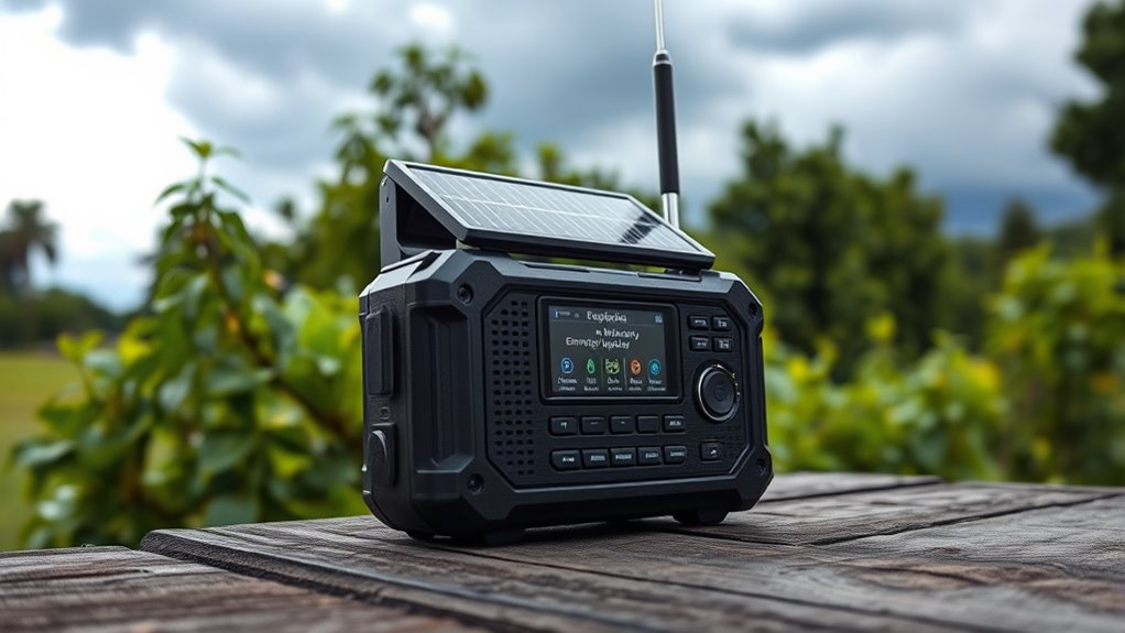 solar powered weather radios