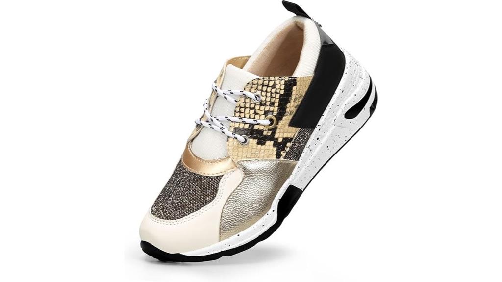 stylish high heel sneakers