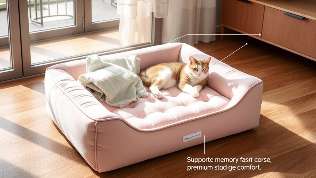 supportive spacious safe bedding