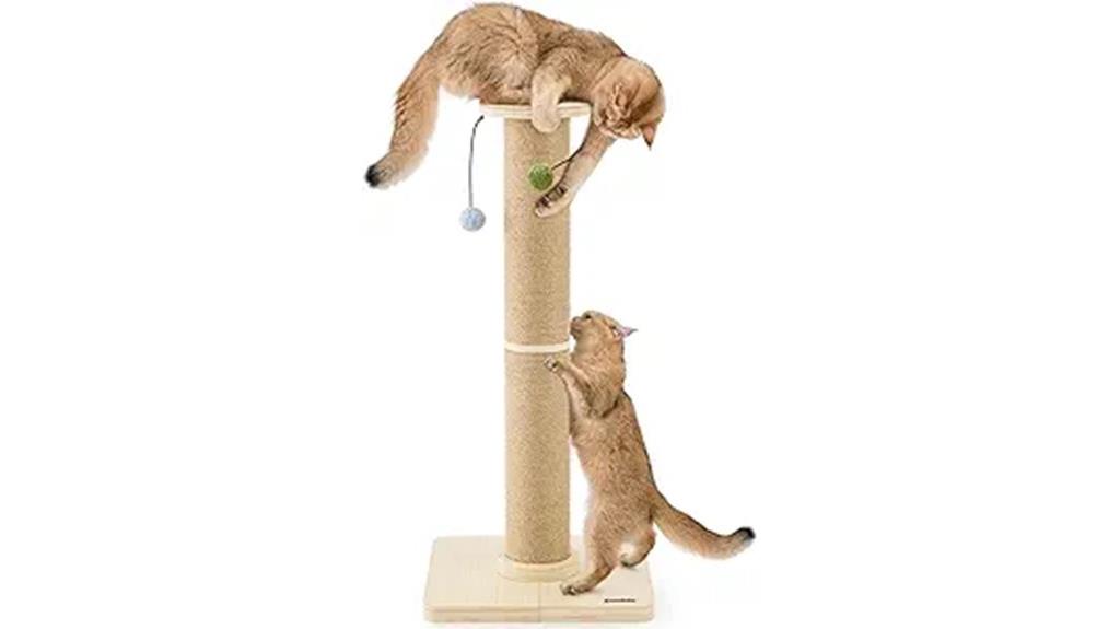 tall sisal scratching post