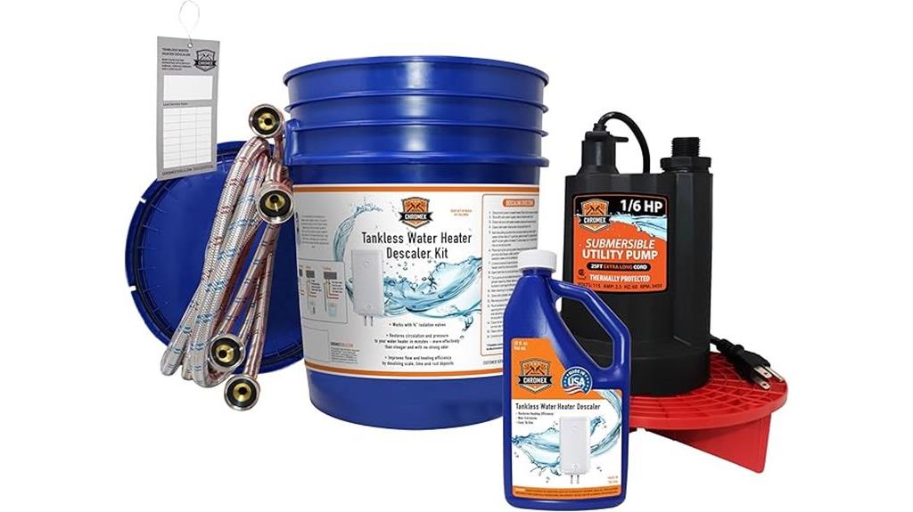 tankless water heater flush kit