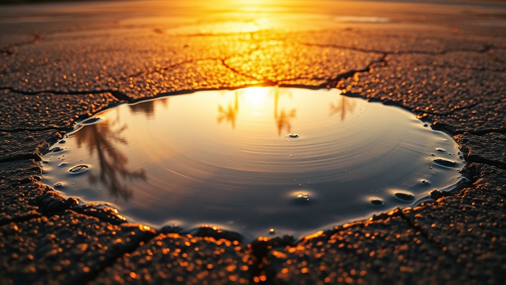 temperature induced light distortions