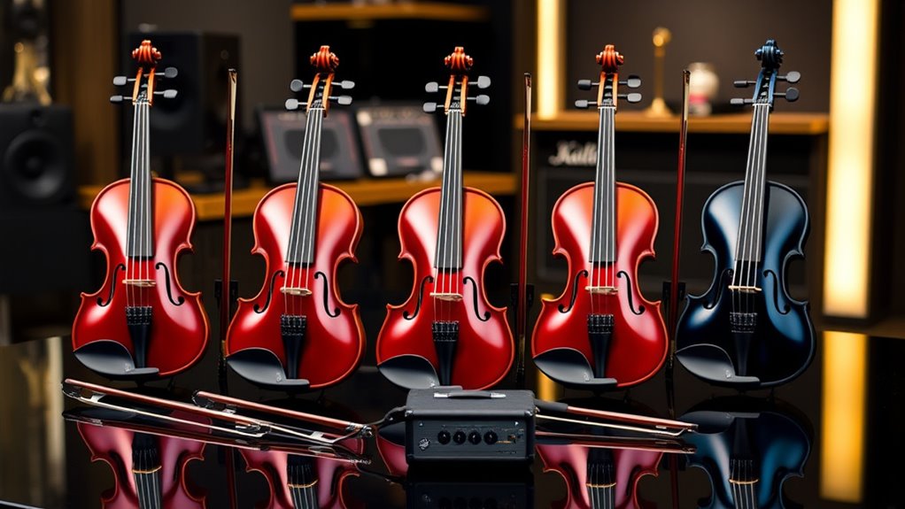 top electric violin kits