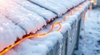 top gutter de icing cables