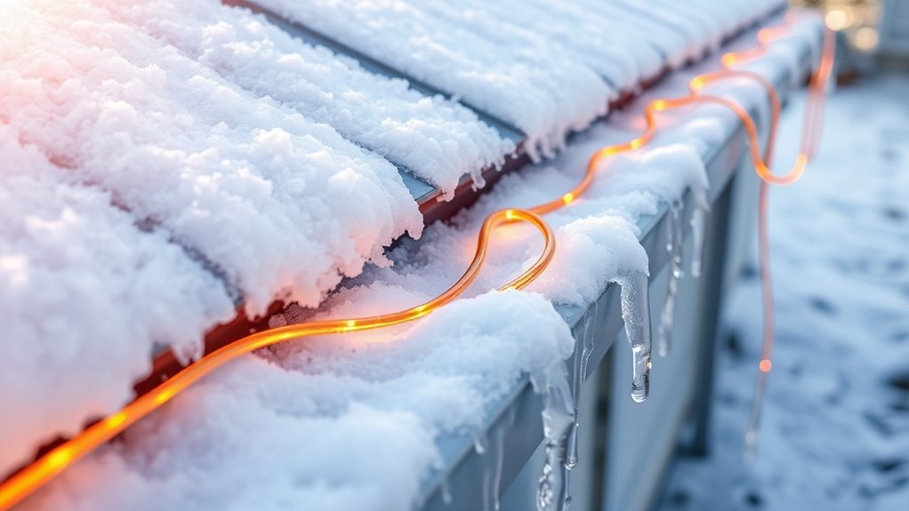top gutter de icing cables