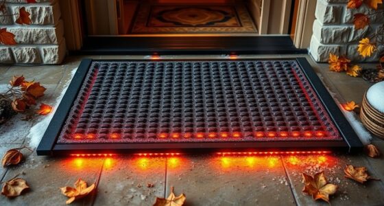 top heated entry mats