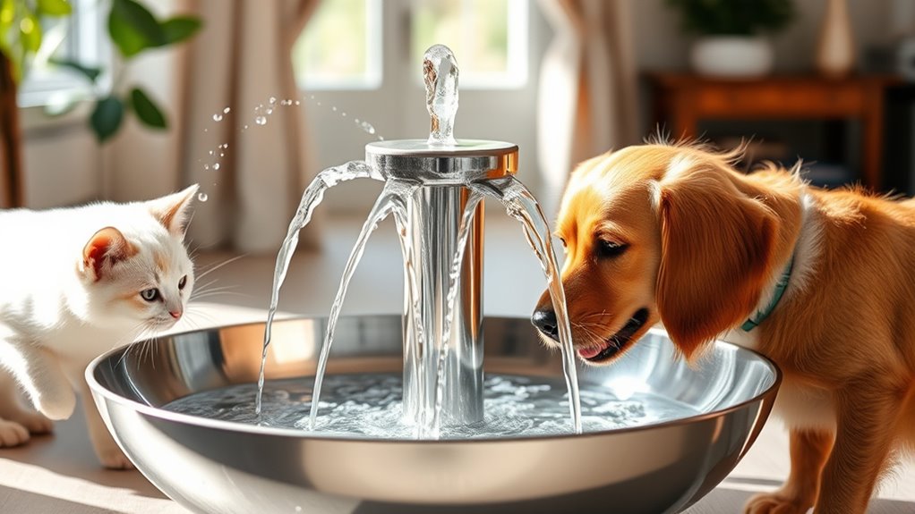 top luxury pet hydration fountains