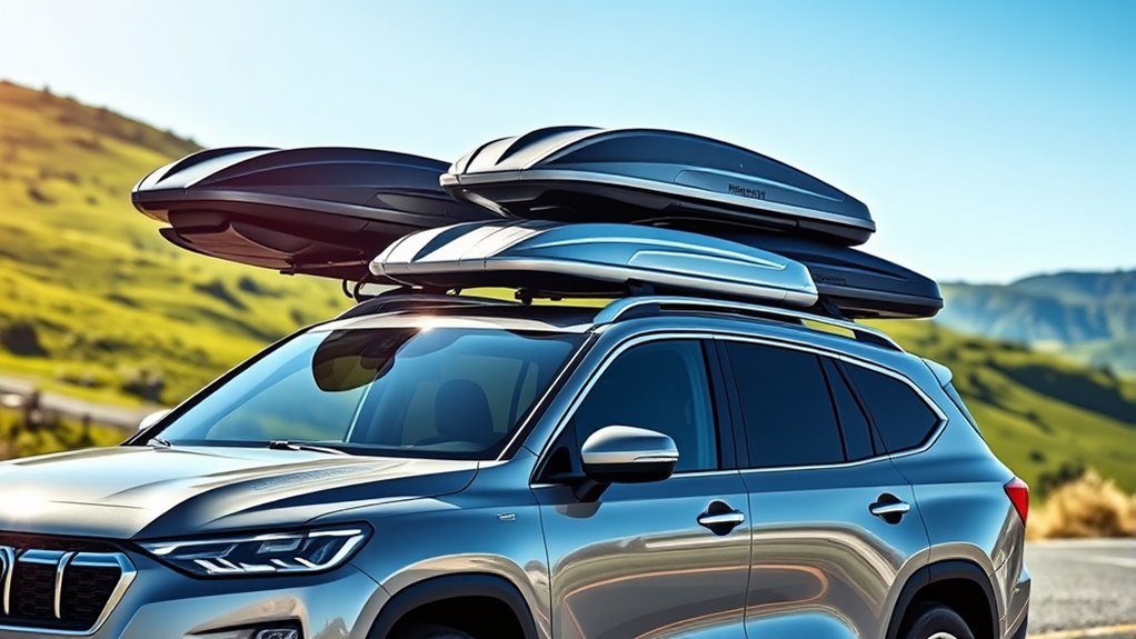 top luxury roof cargo boxes