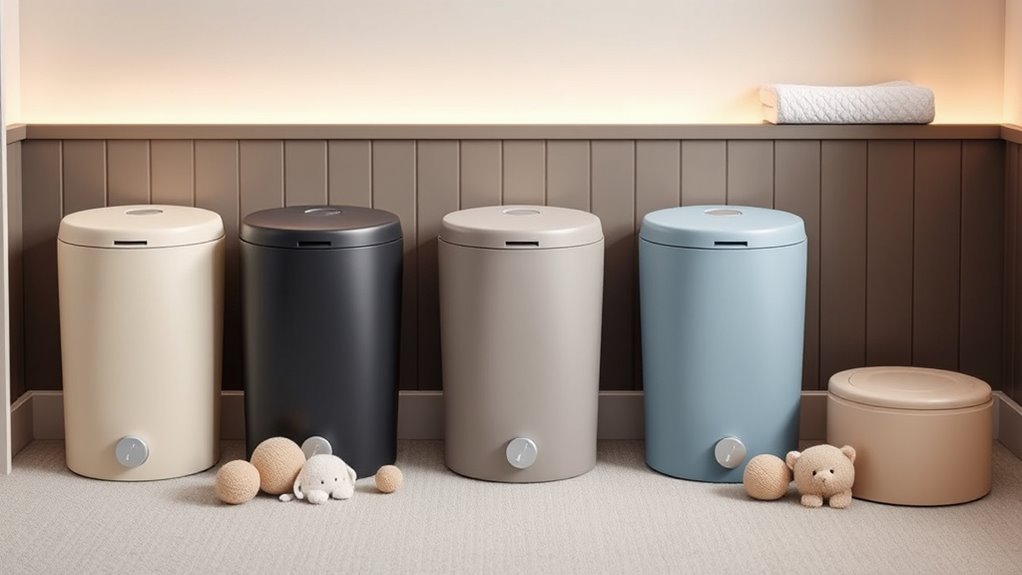 top odor control diaper pails