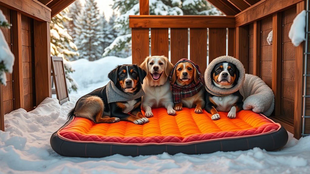 top outdoor heated dog pads