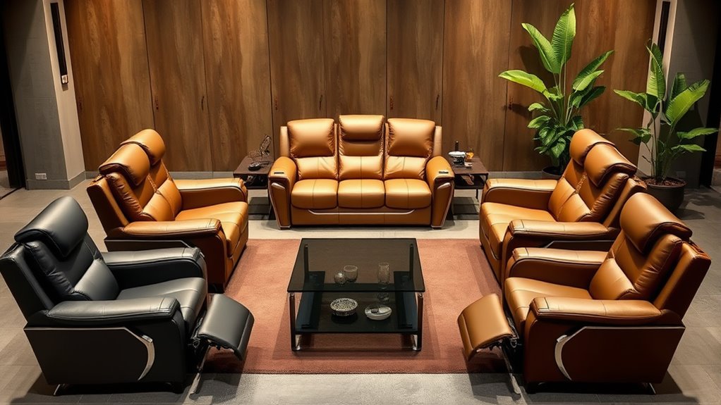 top power reclining sofas