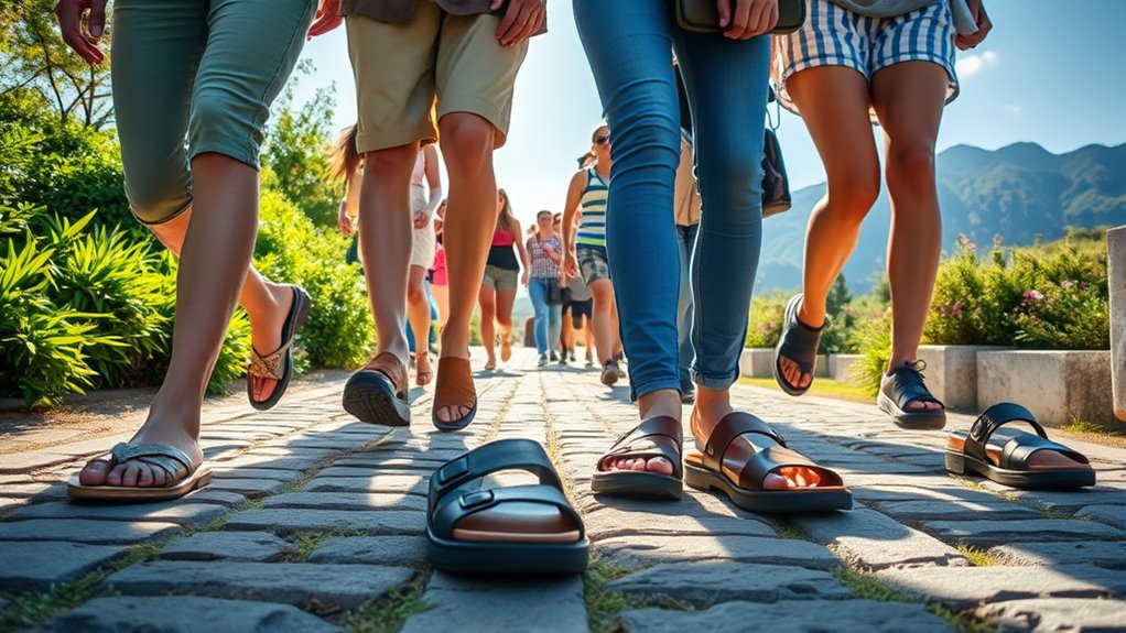 top supportive travel sandals