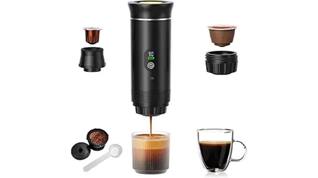 travel friendly coffee brewing