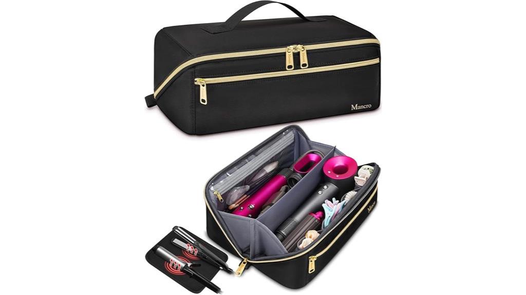 travel hair tool organizer