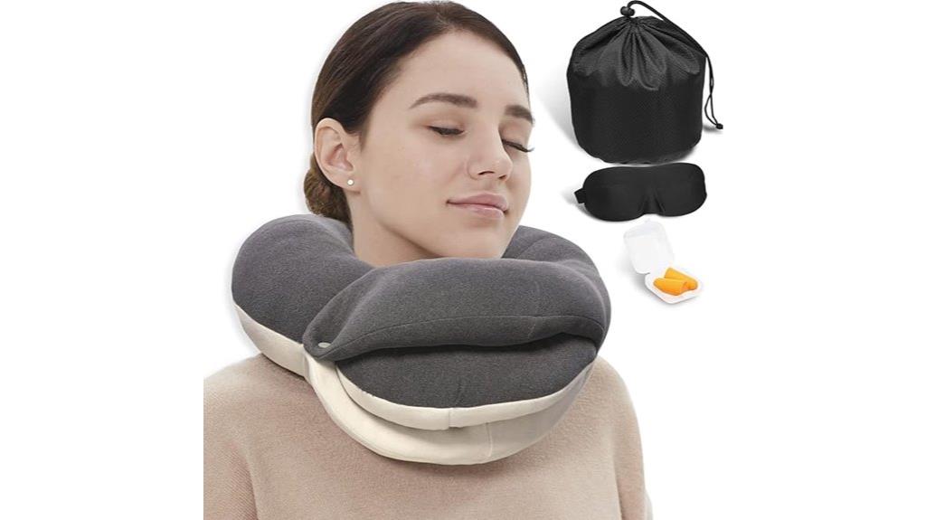 travel neck pillow set