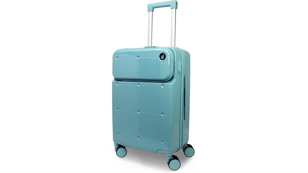 travel ready luggage with usb