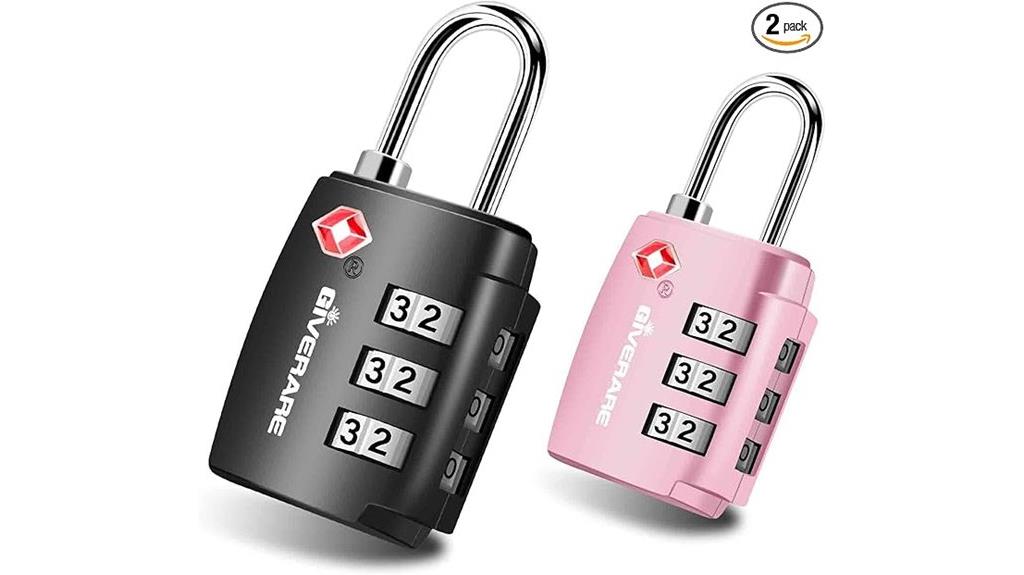 two locks for travel