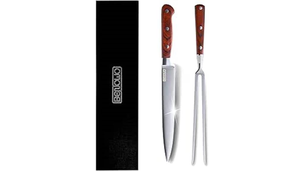 two piece carving knife set