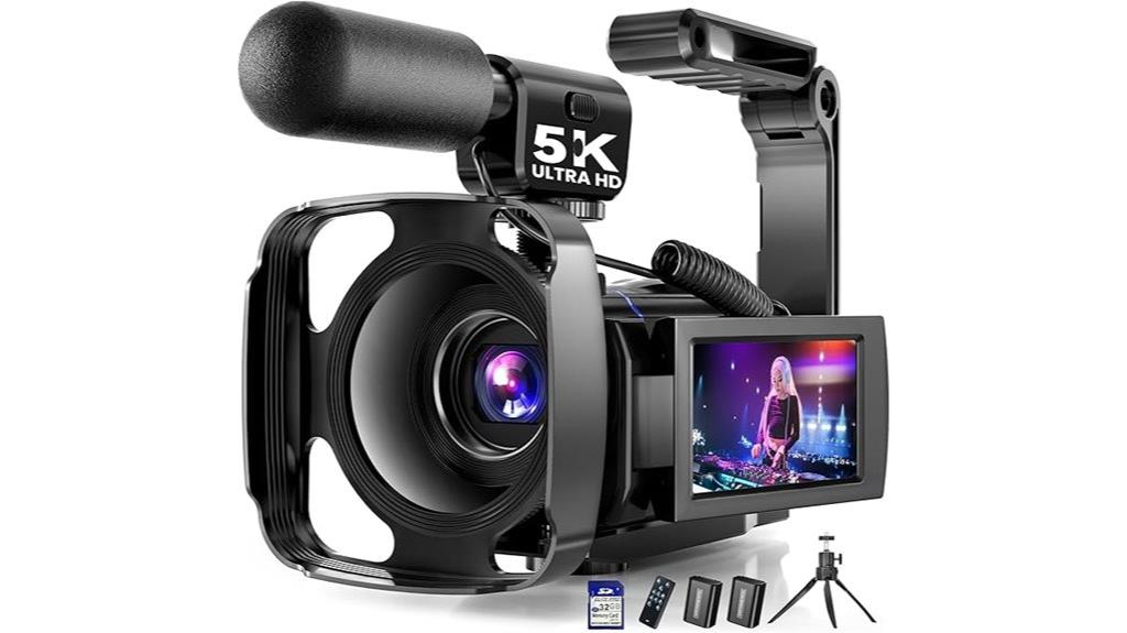 ultra hd 5k vlogging camcorder