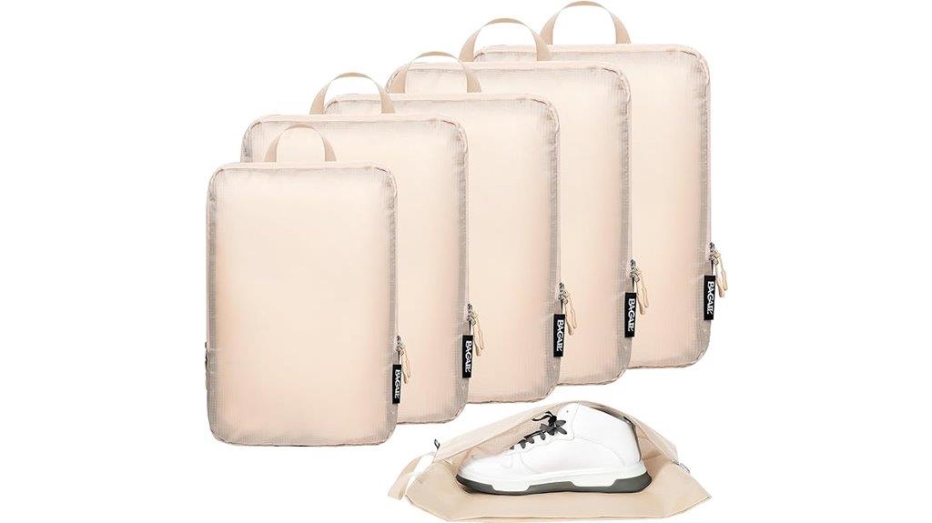 ultralight compression packing cubes