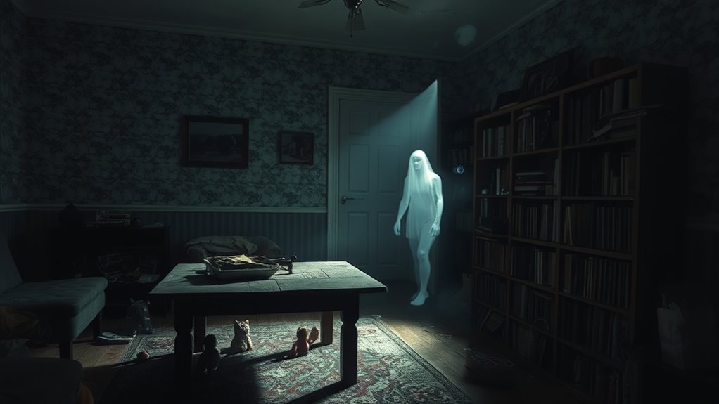 unexplained noises and shadows