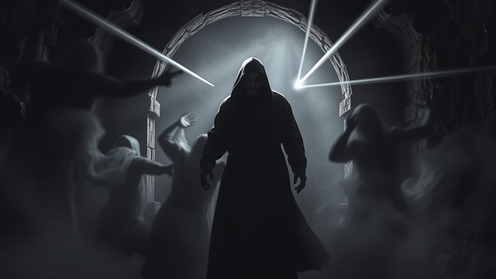 unexplained violence and apparitions