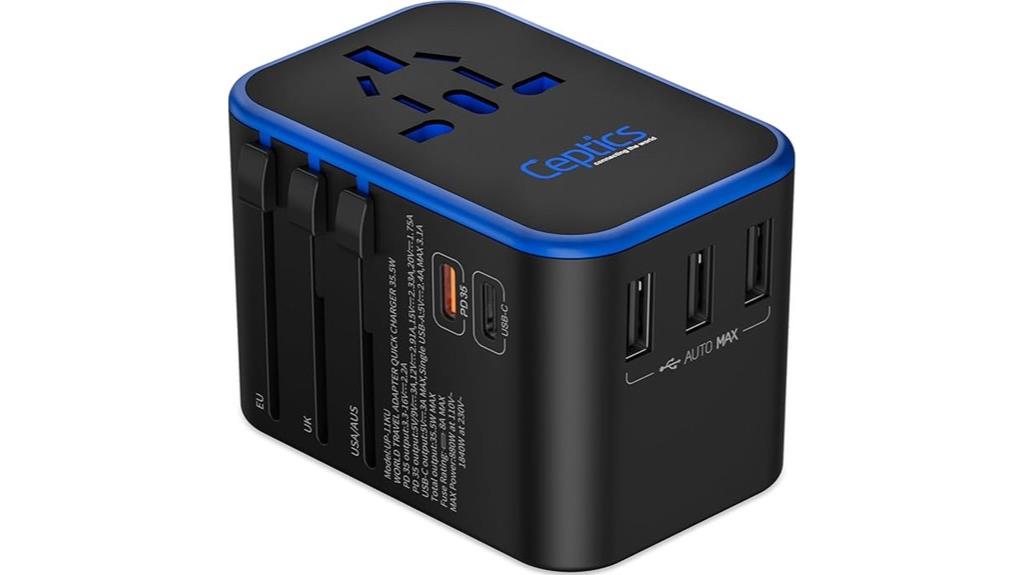universal 35w travel charger