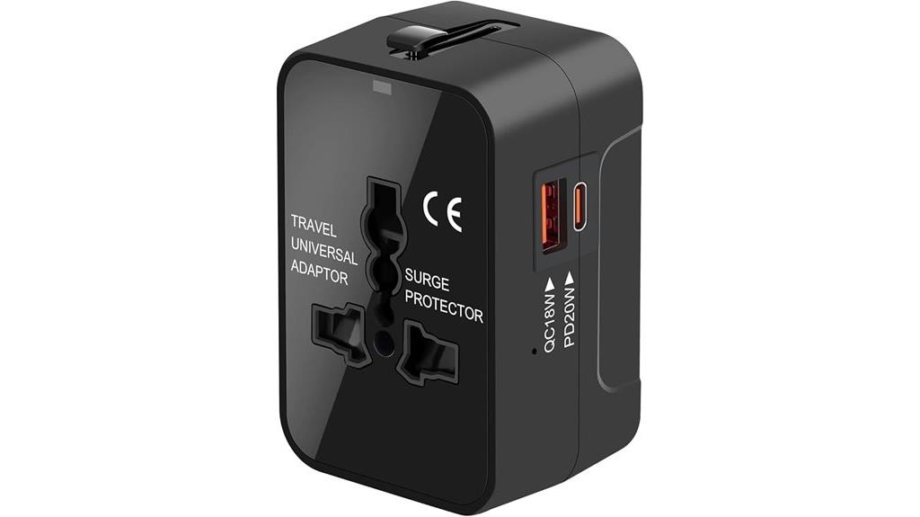 universal adapter with fast charging