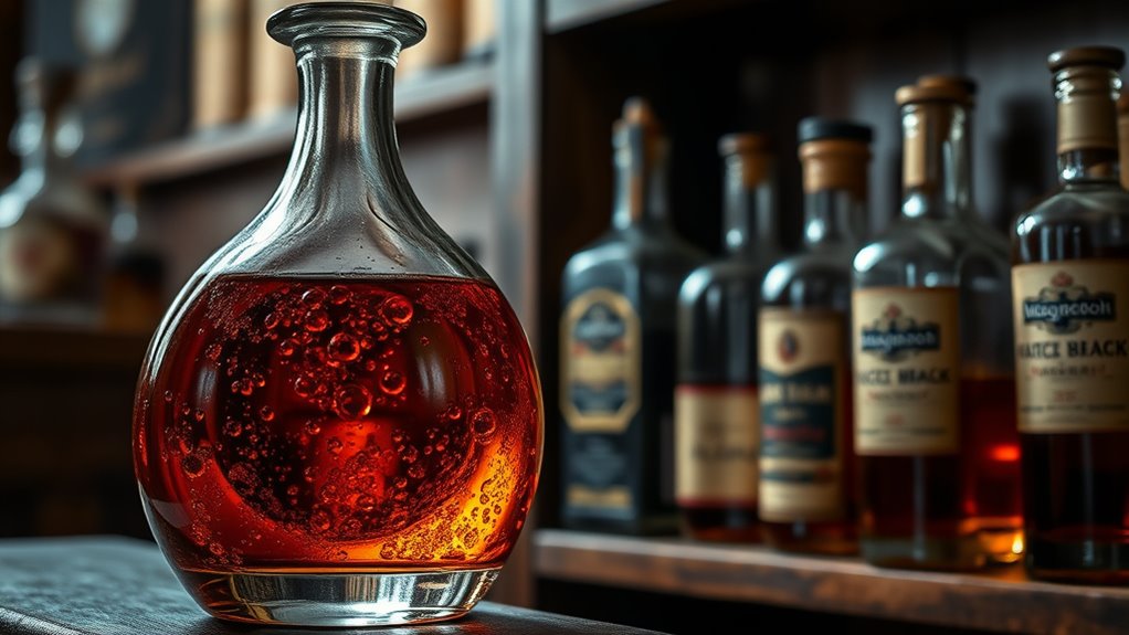 unopened bottles subtly change