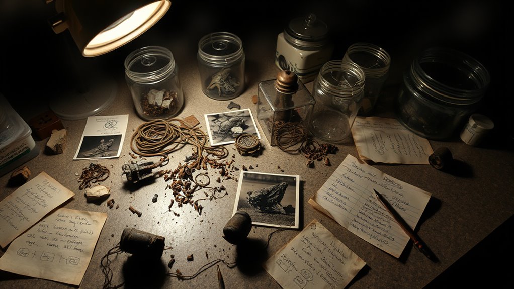 unusual debris and alleged bodies