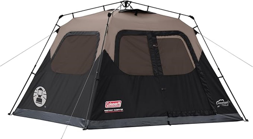 various sizes camping tents