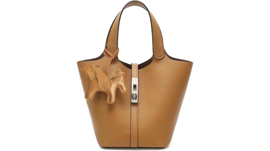 vegan tote with small purse