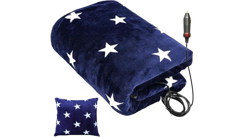 vehicle 12 volt heated blanket