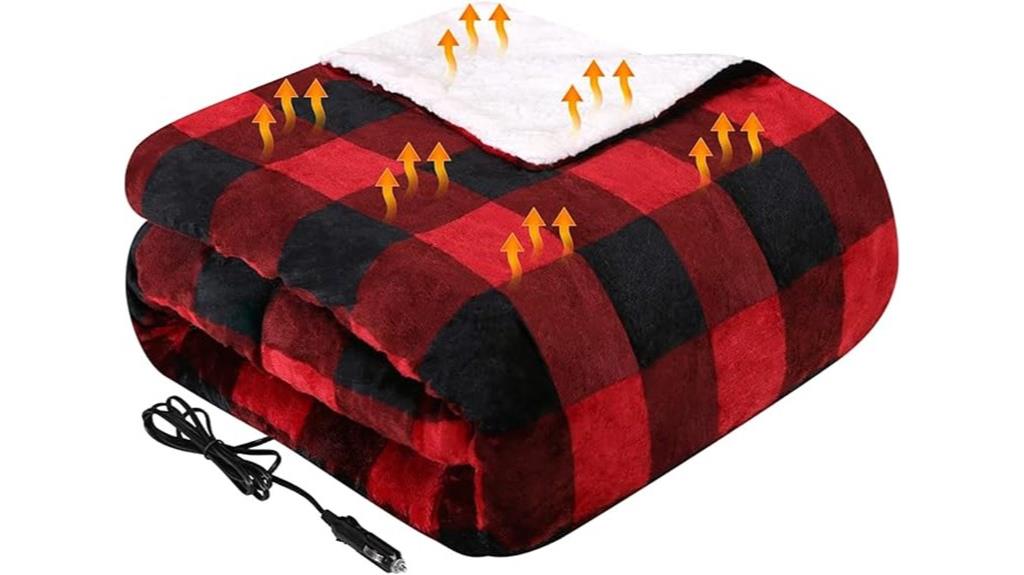 vehicle 12v heated blanket